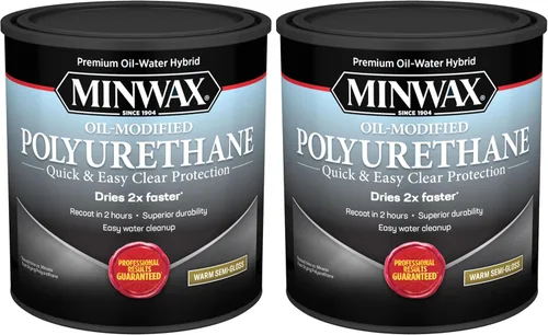 Vista 6 de Minwax 33050000 - Aerosol de poliuretano de secado rápido, 630200444