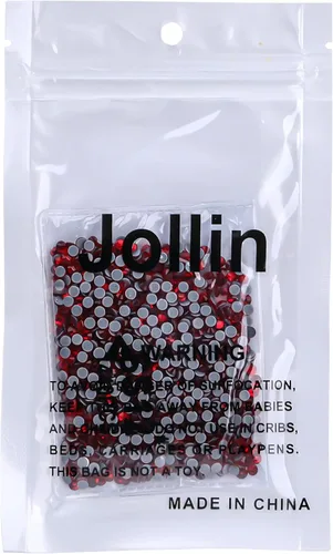 Vista 204 de Hot Fix - Diamantes de imitación de cristal con parte trasera plana, gemas de diamante de 0.189 in (20 ss, 1440 unidades, rojo)