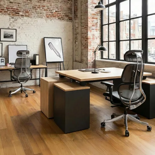 Vista 3 de EUREKA ERGONOMIC Silla de oficina ejecutiva, silla de oficina de respaldo alto con soporte lumbar, silla de escritorio ejecutiva de cuero