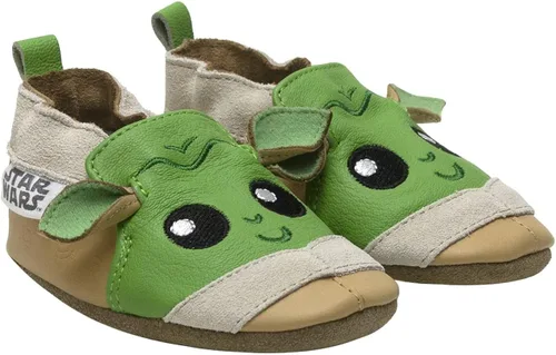 Robeez Zapatos de cuna antideslizantes con suela suave para bebés y niños pequeños