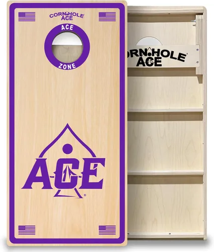 Vista 16 de CornholeAce ACE PRO Tablas de Cornhole profesionales, sin rebote, patas anchas triples, madera contrachapada de abedul báltico de 3/4 pulgadas