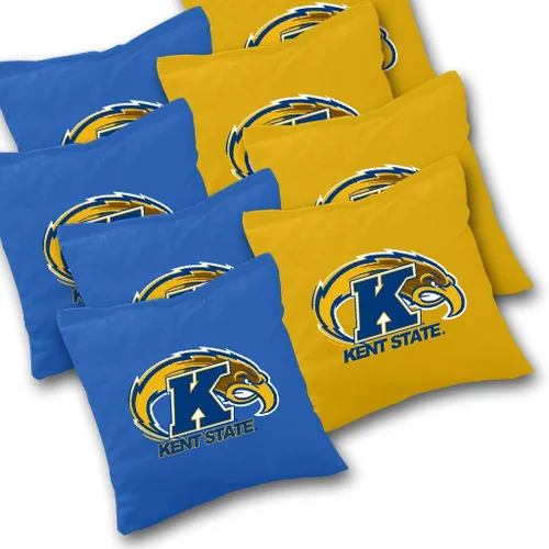Vista 3 de Juego de tablas de Cornhole personalizadas a rayas manchadas de tamaño reglamentario Baggo Bean Bag Toss + 8 bolsas reguladoras ACA