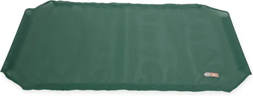 Vista 21 de K&H Pet Products Cuna para mascotas original elevada para perros, malla azul/negra, pequeña, 22 x 17 x 7 pulgadas