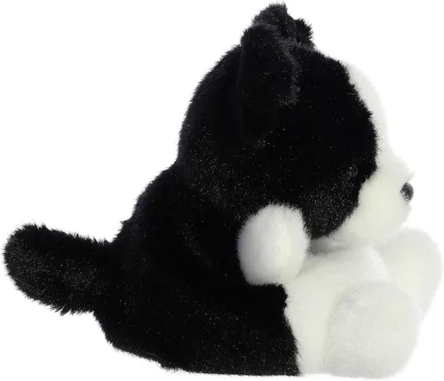 Vista 3 de Aurora® Adorable Palm Pals™ Brody Collie™ - Juego de bolsillo - Diversión coleccionable - Negro 5 pulgadas