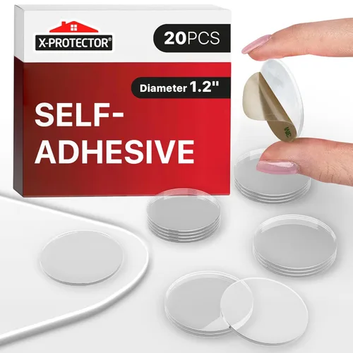 Vista 15 de X-Protector Topes para Superficie de Mesa de Vidrio - 20 PIEZAS 1.2" - Almohadillas Antideslizantes para Superficie de Mesa de Vidrio No Adhesivas