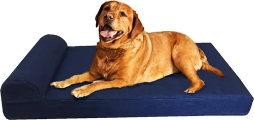 Vista 13 de Dogbed4less Almohada ortopédica para reposacabezas de alta calidad, cama de espuma viscoelástica para perro, forro impermeable con funda de cama