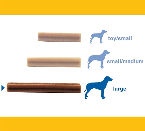 Vista 2 de Pedigree Dentastix - Golosinas grandes para perros, (2) paquetes de 3.24 libras (60 golosinas)