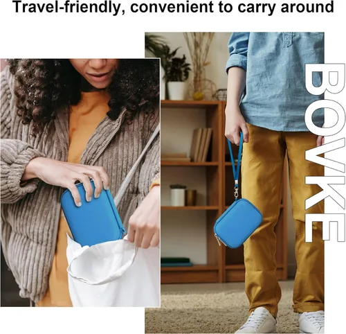 Vista 6 de BOVKE Estuche de transporte para Bitzee Disney/Bitzee Magicals/Bitzee Juguete interactivo digital para mascotas y funda, soporte de viaje