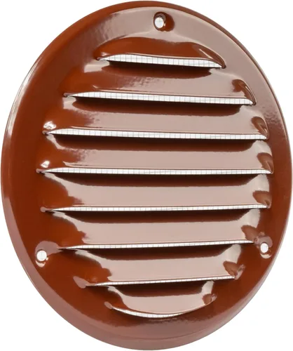 Vista 15 de Vent Systems Cubierta de ventilación blanca Soffit de 4 pulgadas, rejilla de ventilación redonda, cubierta de parrilla, pantalla de insectos