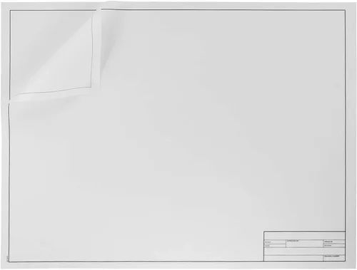 Vista 8 de Pacific Arc Hojas de vellum de dibujo, 10 hojas de papel de 8.5 x 11 pulgadas, cuadrícula de vellum de 4 x 4