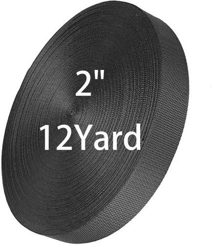 Vista 11 de Correa de nailon de 5/8" 3/4" 1" 1-1/4" 1-1/2" 2" ancho, correa de cincha pesada 1 pulgada 12 yardas, correas de nailon para reparación de equipos