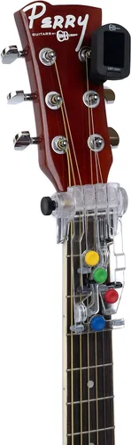 Vista 2 de Sistema de aprendizaje de guitarra ChordBuddy Fast & EZ con guitarra de Lori Greiner