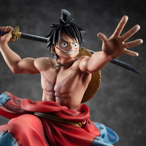 Vista 6 de MegaHouse - Una pieza - Retrato de piratas - Figura de Luffy Taro de la Alianza de Guerreros