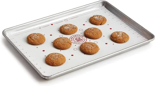 Vista 6 de King Arthur Baking Company - Tapete para galletas, de silicona, reutilizable, apto para horno, para espaciar y colocar la masa de galletas