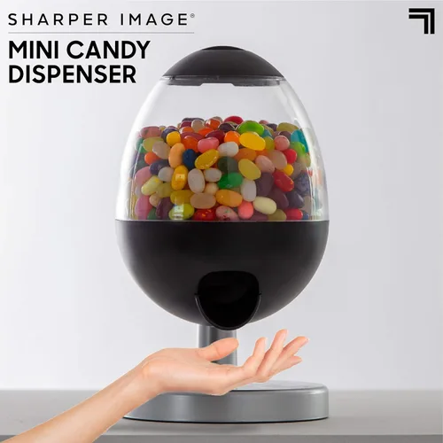 Vista 2 de Sharper Image Mini dispensador automático de dulces de 9 pulgadas, máquina de dulces de encimera activada por tacto, tamaño compacto para el hogar u