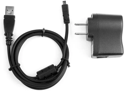 Vista 5 de MaxLLTo Adaptador de corriente CA extra largo USB UC-E6 de 5 pies para cargador de batería Cable de repuesto para cámara Olympus VG-180 VG-150 VG-110
