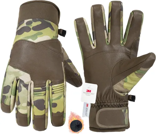 Vista 9 de HANDLANDY Winter Work Gloves, 3M Thinsulate Waterproof Insulated Glove for Men Women