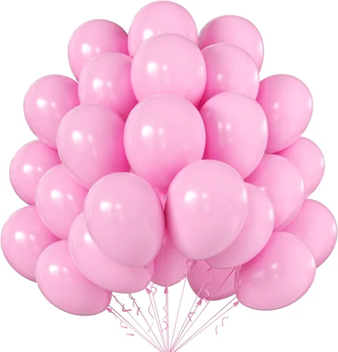 Vista 42 de KALOR Globos negros de 12 pulgadas, 0.11 oz/100 globos gruesos, globos de látex mate para fiestas de cumpleaños, decoraciones de boda, despedida