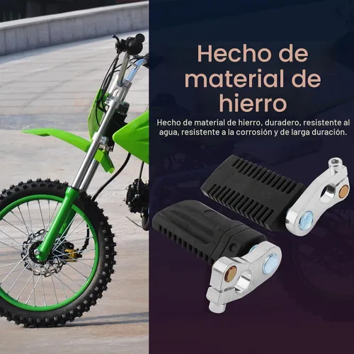 Vista 6 de Estriberas de descanso para 43 cc, 47 cc, 49 cc, Pocket Pit Dirt Bike Mini Moto Quad ATV Kids Minimoto