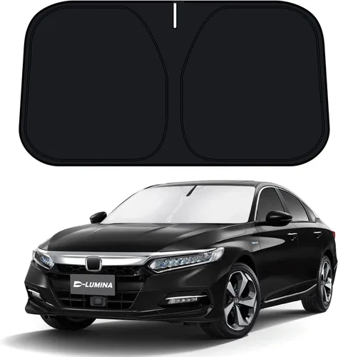 Vista 10 de D-Lumina Parasol para parabrisas para Nissan Rogue 2014-2020 (no para Rogue Sport y Rogue 3ª generación), parasol para ventana delantera, protector