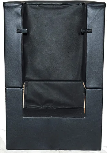 Vista 6 de Chromium PureSana - Silla secadora de pelo con plataforma de vinilo, color negro