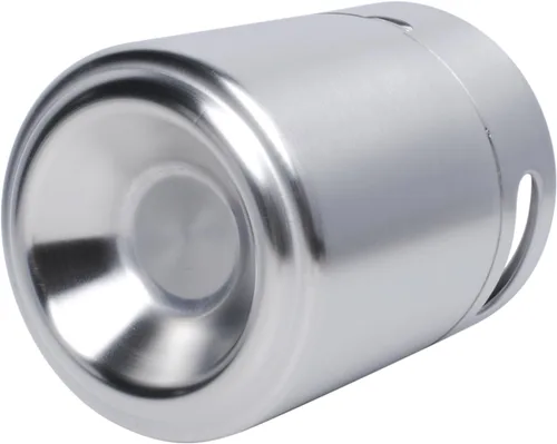 Vista 5 de Mini barril Growler, 64 oz de acero inoxidable 304 de 64 onzas, con tapa de perilla de sello, para el hogar, cocina, cerveza, cerveza (2L)