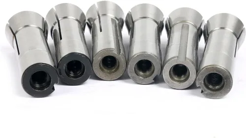 Vista 5 de 8MILELAKE Pinzas R8 de precisión de 1/8-3/4 pulgadas, 6 piezas, soporte para portabrocas para Bridgeport .0006