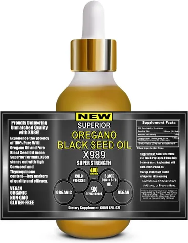 Vista 5 de Ácido fúlvico - Trace Minerals Plus Aceite de Orégano con Aceite de Semilla Negra Gotas Líquidas - Más Versátil que Cápsulas y Cápsulas Blandas