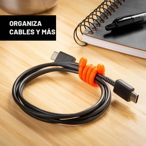 Vista 3 de Nite Ize Original Gear Tie, Reusable Rubber Twist Tie Negro
