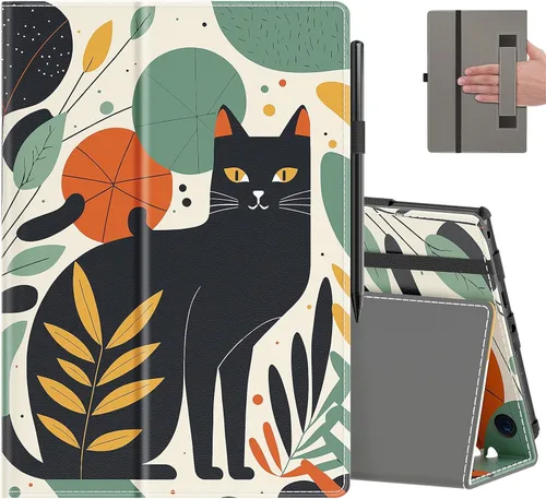 Vista 8 de Funda para la nueva Amazon Fire HD 10 (solo apta para la 11ª generación, lanzamiento 2021) y la tablet Fire HD 10 Plus, funda plegable y delgada