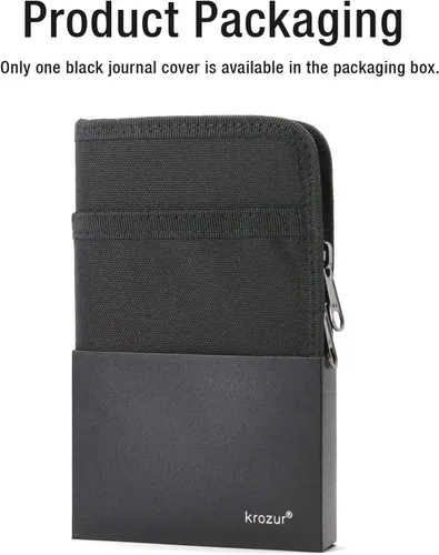 Vista 8 de Field Notes - Funda para cuaderno de bolsillo de 3.5 x 5.5 pulgadas con soporte para bolígrafo, planificador de campo con cremallera, cubierta