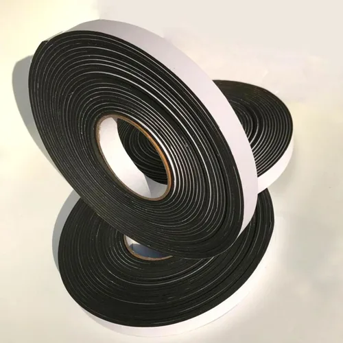Vista 7 de Cinta aislante de espuma, burlete para puerta, neopreno, 1/2 pulgadas de ancho x 1/4 pulgadas de grosor, 13 pies de largo