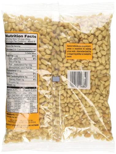 Vista 2 de Trader Joe's Dry Toasted Pignolias - Piñones Bolsa de 8 onzas, paquete de 2