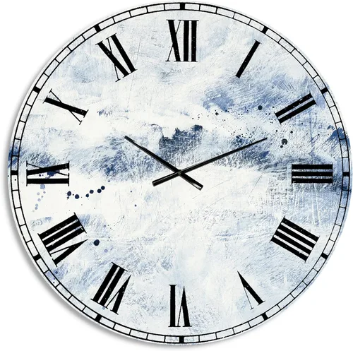 Vista 31 de DesignQ Reloj de pared moderno de cristal futurista para el hogar, dormitorio, baño, oficina, sala de estar