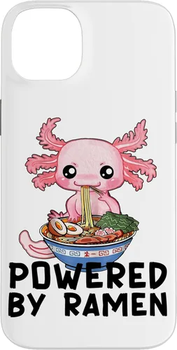 Vista 15 de iPhone 16 Kawaii Axolotl Powered by Ramen Anime Exotic Pet Girls Teens Case