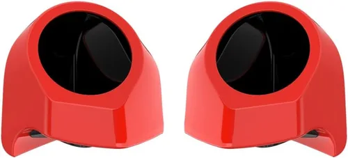 Vista 675 de Advanblack Alpine Green Tour Pack - Paquete de altavoces de 6.5 pulgadas, carcasa de audio trasera, color a juego, ajuste Harley King Tour Pack
