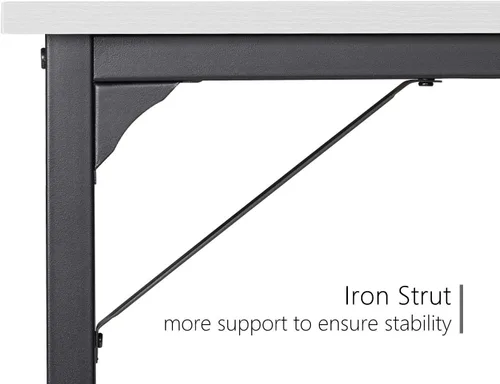 Vista 22 de CubiCubi Escritorio para computadora, escritorio pequeño de oficina en casa de 40 pulgadas, mesa de PC de estilo moderno y simple para el hogar