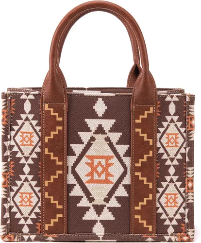 Vista 5 de Wrangler - Cartera para tarjetas de crédito para mujer, estilo bohemio, azteca, con bolsillo con cremallera