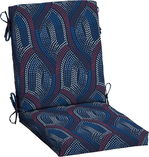 Vista 16 de Arden - Cojín para silla de comedor al aire libre, 20 x 20 pulgadas, resistente a la lluvia y a la decoloración, Salome Tropical