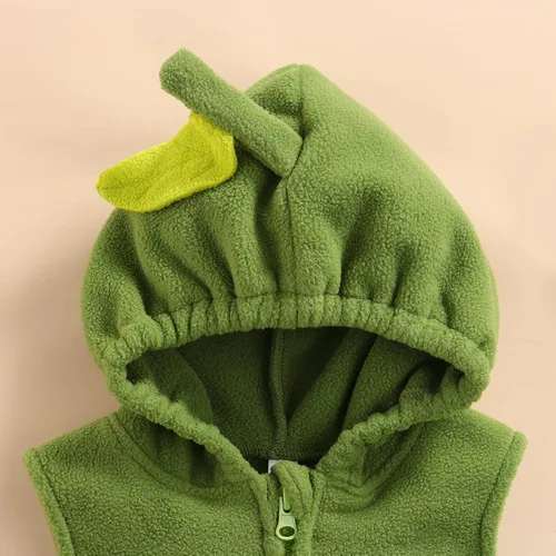 Vista 5 de VISGOGO Mameluco con capucha para bebé y niña aguacate piña y fruta traje de 2 piezas