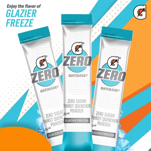 Vista 4 de Paquete variado Gatorade Zero - Polvo Gatorade - Paquetes de polvo Gatorade Zero - Paquetes de polvo Gatorade - Paquetes Gatorade - Gatorade Powder