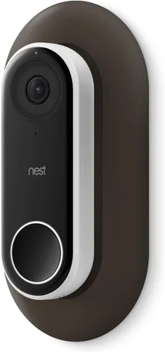 Vista 10 de elago Placa de pared diseñada para Google Nest Hello Wall Plate (cableada) [negro] – Compatible con Google Nest Hello Smart WiFi Video Doorbell, uso