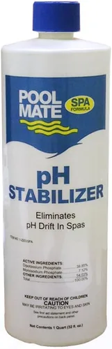 Vista 5 de Pool Mate Aumento de alcalinidad prémium de 2 libras, aumento de alcalinidad para bañera de hidromasaje, 100% bicarbonato de sodio, fabricado