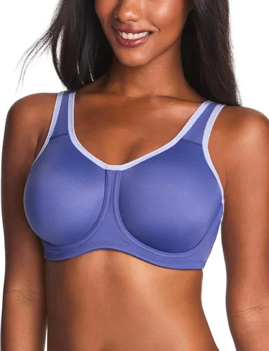 Vista 35 de Wacoal Sujetador deportivo Simone Sport sin forro de cobertura completa con aros para mujer, 855170 Negro