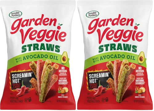 Vista 17 de Sensible Portions Garden Veggie - Pajitas de canela, 6 onzas