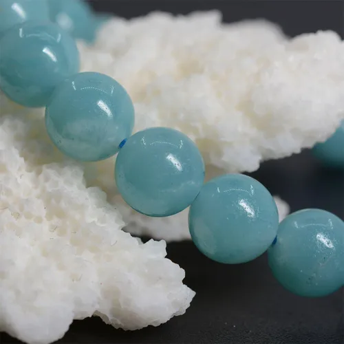 Vista 2 de JUSTINSTONES 8mm Round Beads Stretch Bracelet 7 Inch Unisex