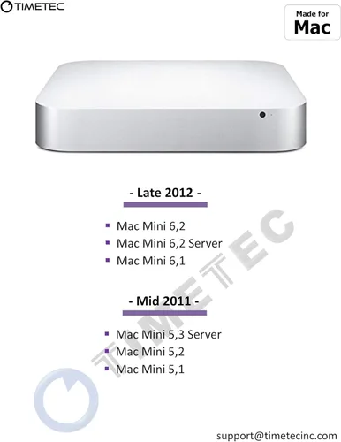 Vista 4 de Timetec 4 GB compatible con Apple DDR3L 1600MHz PC3L-12800 para Mac Book Pro (principios/finales de 2011, mediados de 2012), iMac