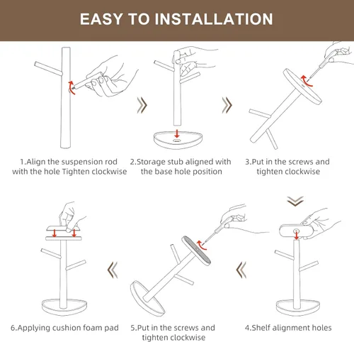 Vista 6 de HiBloks VR Stand Accessories, Wooden Headset Display Holder & Touch Controller Mount Station for MetaOculus Quest 3, Quest 2, PSVR 2, Valve Index