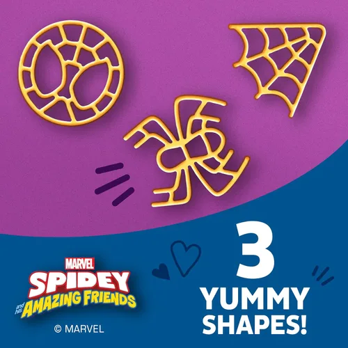 Vista 2 de Annie's Marvel Spidey and His Amazing Friends Pasta y Cheddar, hecha con pasta orgánica y queso real, 6 onzas (paquete de 12)