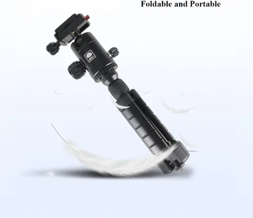 Vista 8 de SIRUI Mini trípode de escritorio de 13.5 pulgadas con cabeza de bola de 360°, trípode de aluminio portátil para cámara DSLR, videocámara, carga